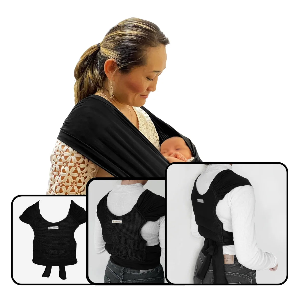 Sling para Bebe Ergonômico Ajustavel ate 20kg