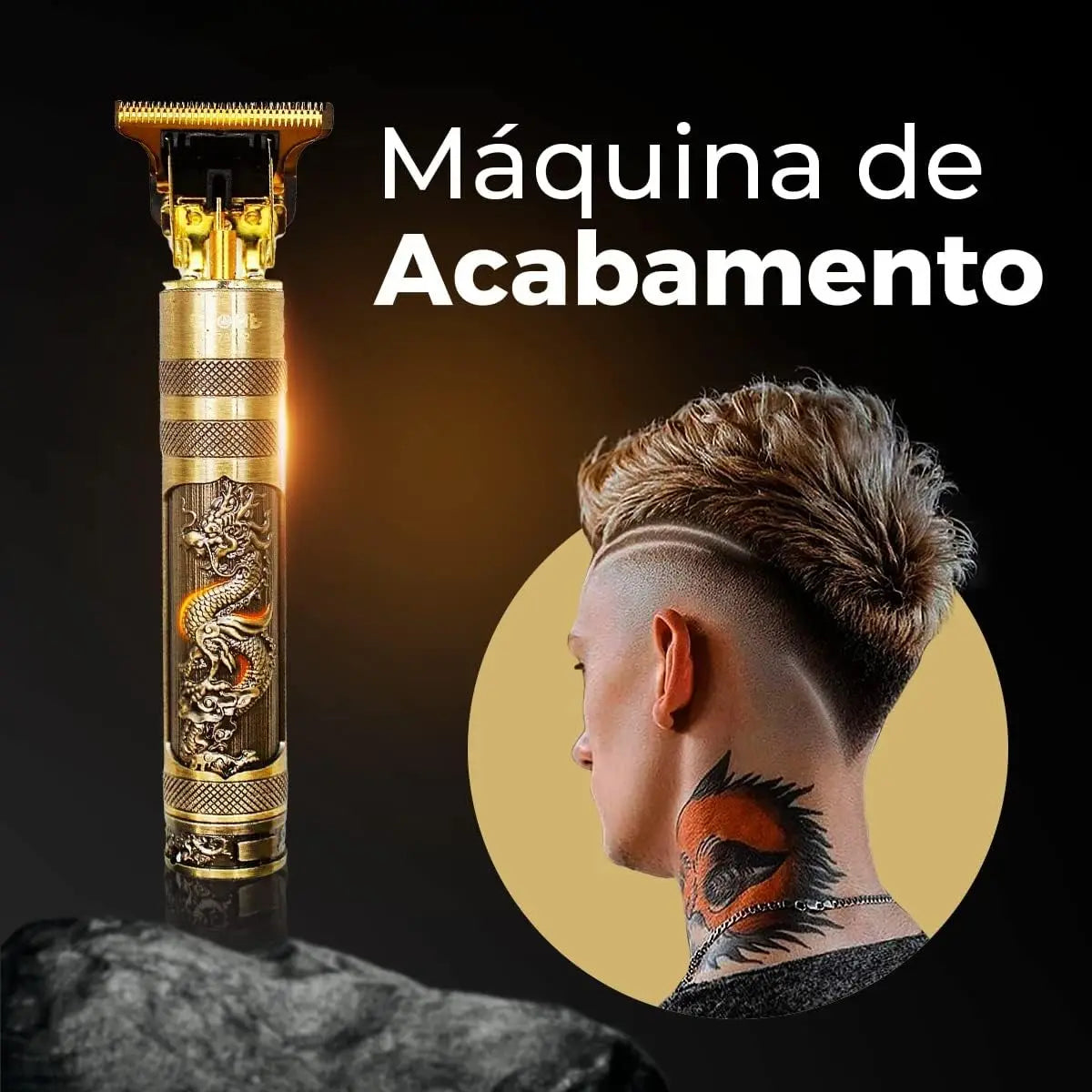 Máquina De Cortar Cabelo e Barba Profissional