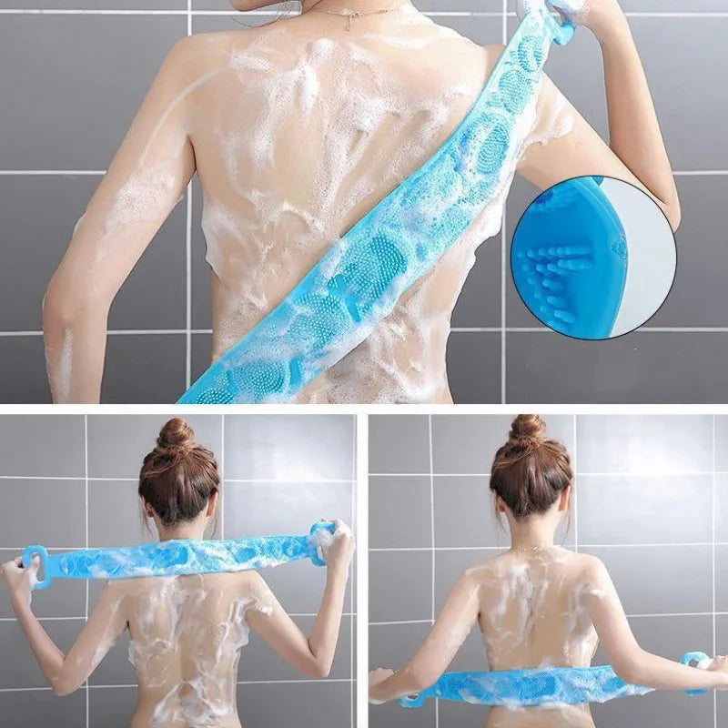 Esponja Silicone Massageadora Banho e Esfoliação