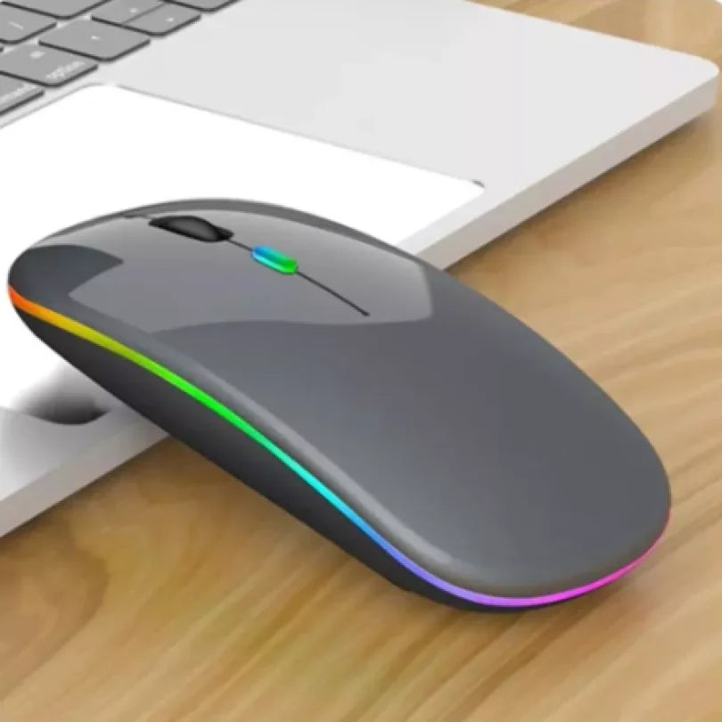 Mouse Bluetooth Recarregável Gamer RGB