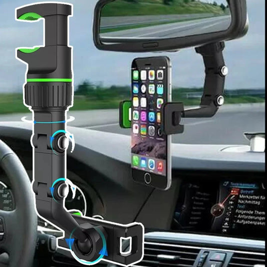 Suporte Pra Celular Veicular Encaixe Retrovisor 360° Carro